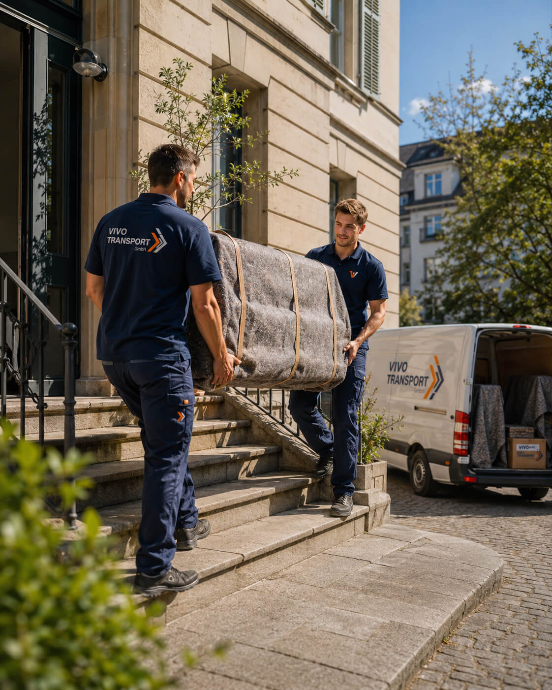 Vivo Team beim professionellen Umzug